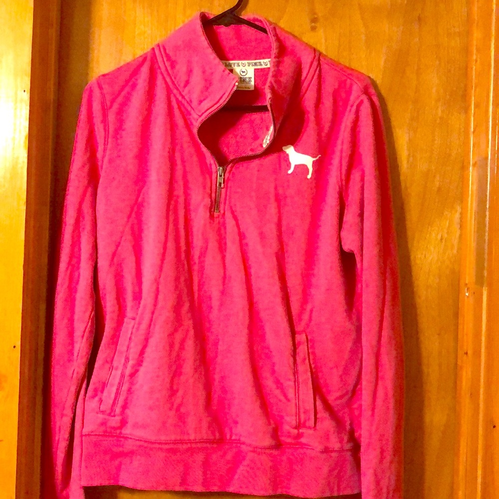 PINK Victoria Secret Quarter ZIP Hoodie